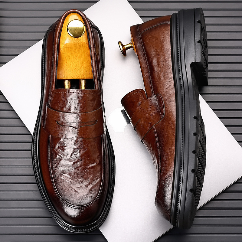 Men's leather shoes for casual - đánh giá và giá Men'S Formal Office Wear Shoes