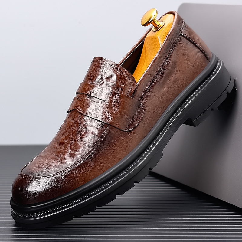 Men's leather shoes for casual - đánh giá và giá Men'S Formal Office Wear Shoes
