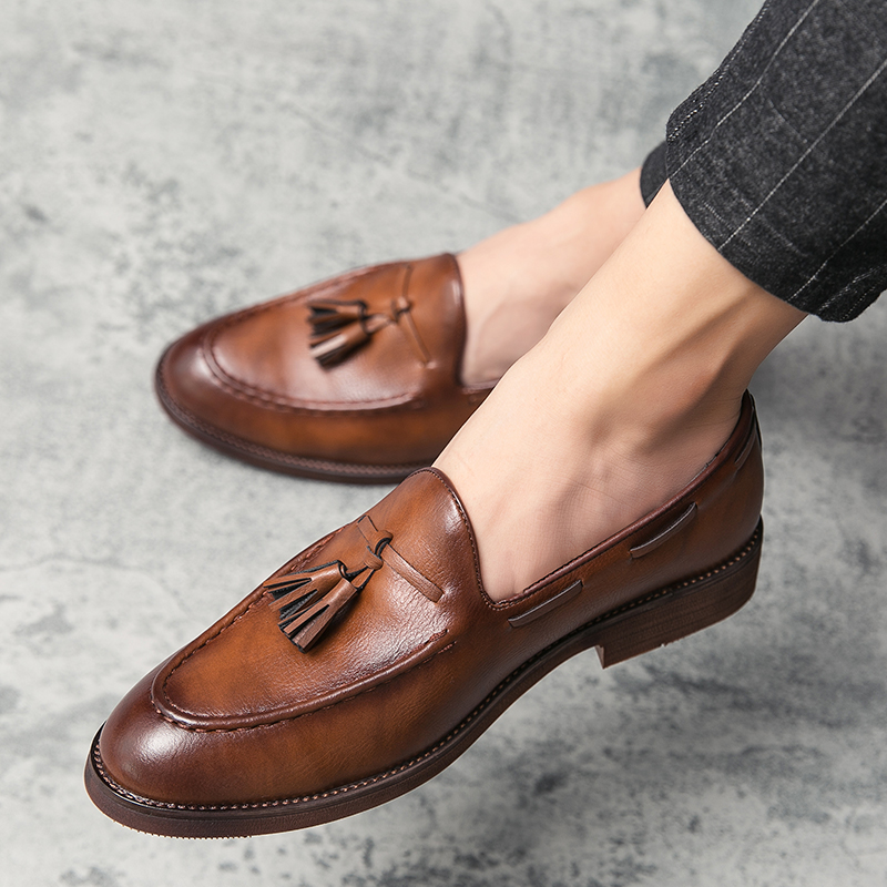 New High Quality Pointed Casua - đánh giá và giá Men Formal Wear Shoes