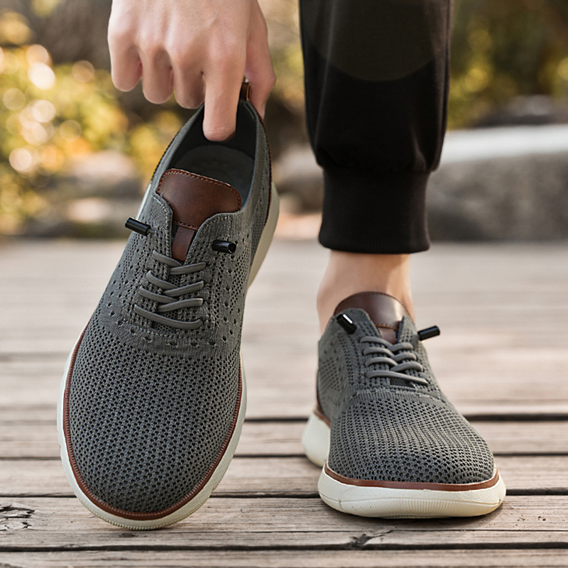 Men's Mesh Casual Sneakers Lig - đánh giá và giá Men Formal Wear Shoes