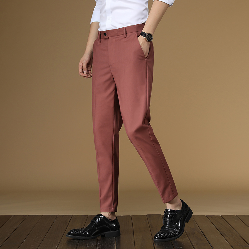 Bộ Đồ Mùa Hè Quần Áo Đỏ Quần K - đánh giá và giá Men Formal Wear Red