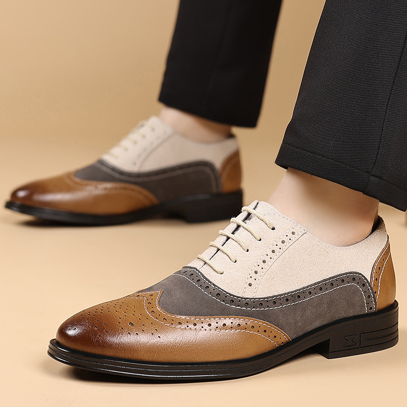 Luxury Men Dress Shoes Retro B - đánh giá và giá Men Formal Wear Shoes