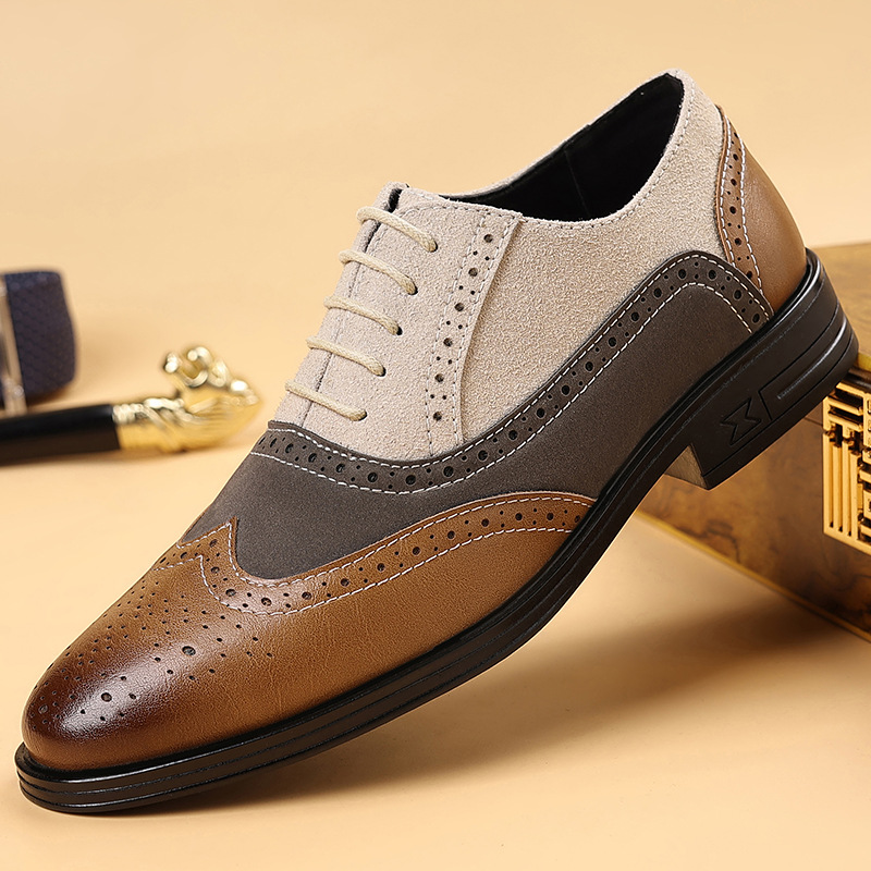 Luxury Men Dress Shoes Retro B - đánh giá và giá Men Formal Wear Shoes