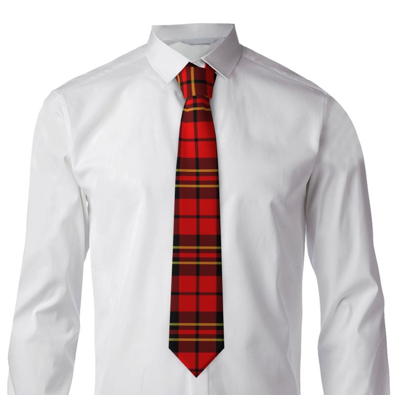 Scottish Tartan Men's Necktie  - đánh giá và giá Men Formal Wear Red