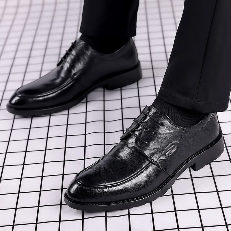 Men's leather shoes for casual - đánh giá và giá Men'S Formal Office Wear Shoes