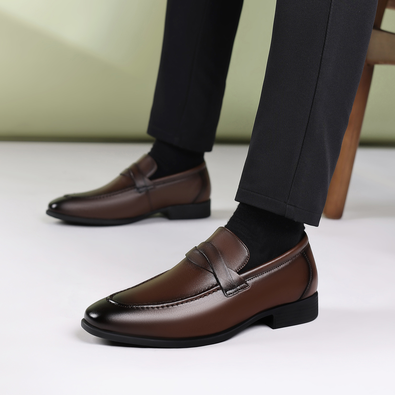 Men's leather shoes for formal - đánh giá và giá Men'S Formal Office Wear Shoes