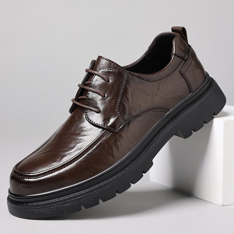 Men's leather shoes for casual - đánh giá và giá Men'S Formal Office Wear Shoes