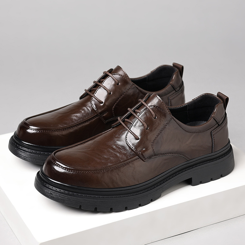 Men's leather shoes for casual - đánh giá và giá Men'S Formal Office Wear Shoes