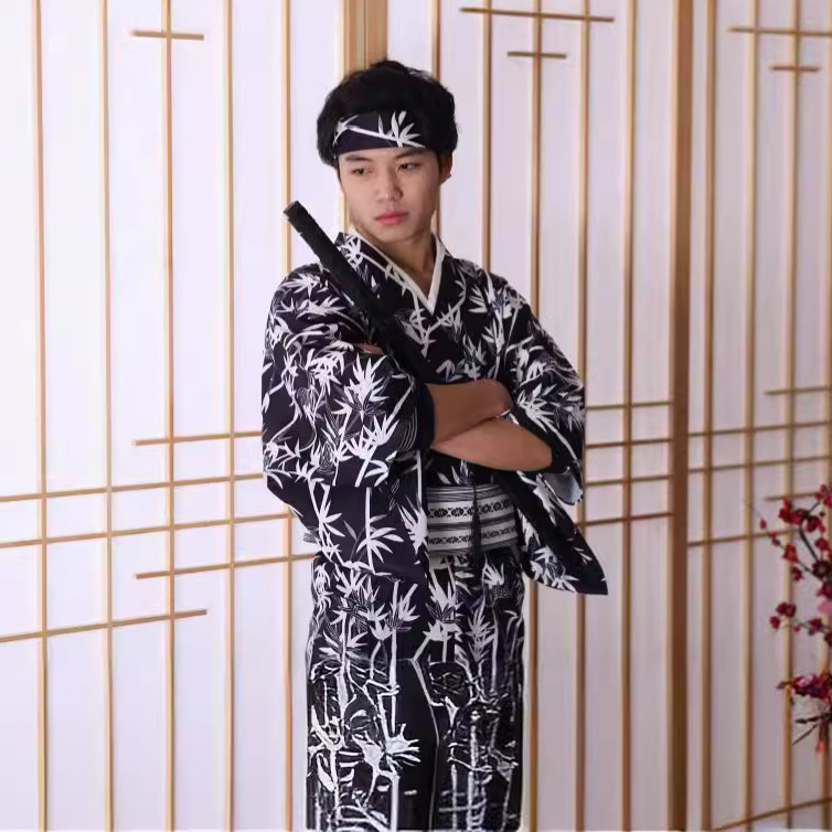 Men's Japanese Bamboo-Pattern  - đánh giá và giá Traditional Japanese Men'S Formal Wear