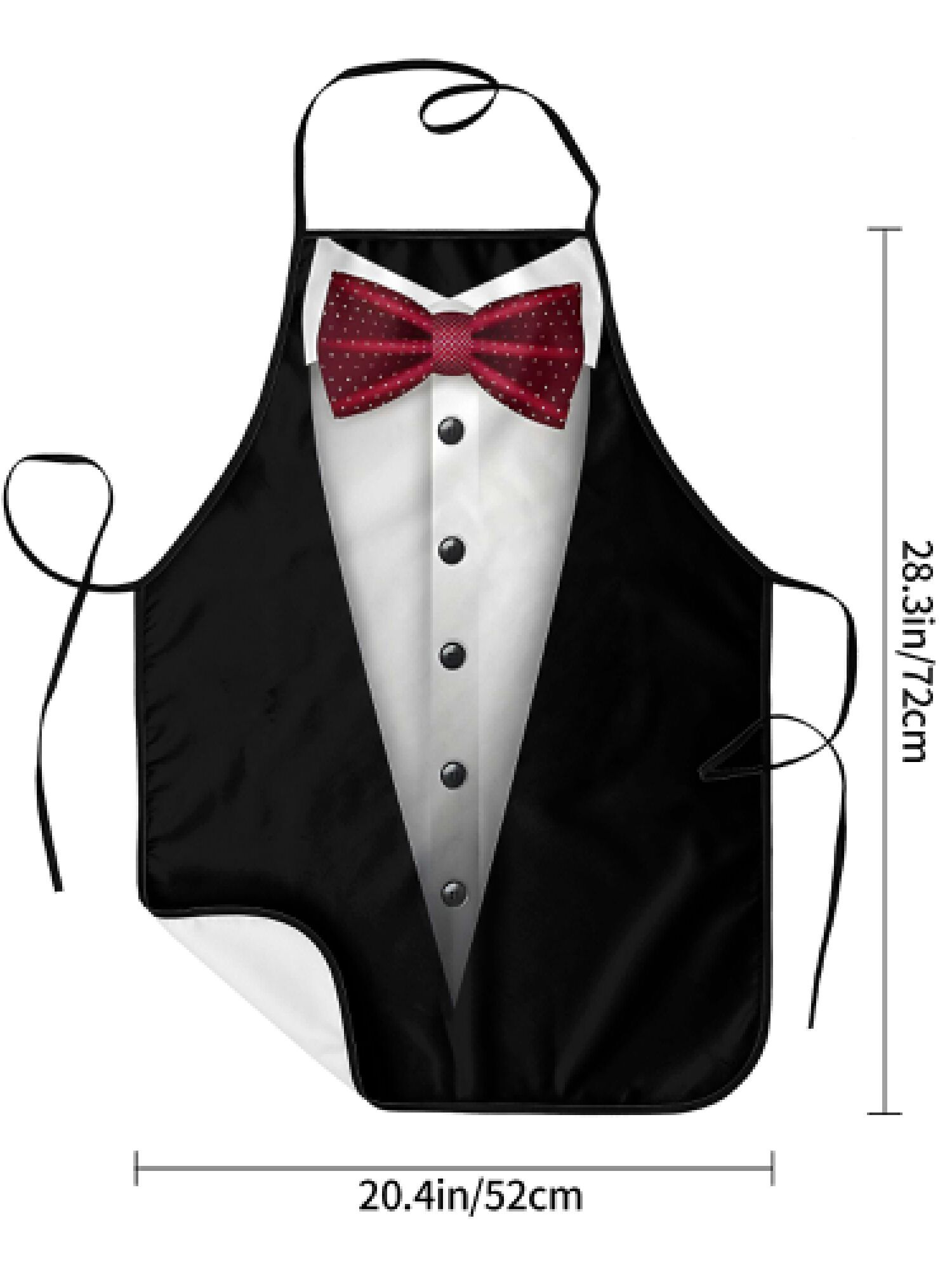 Tuxedo Apron Red Bow Tie Kitch - đánh giá và giá Men Formal Wear Red